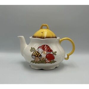 Vintage Sears Merry Mushroom Tea Pot 1979 Japan With Lid